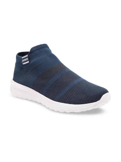 

Ganuchi Men Navy Blue Running Shoes