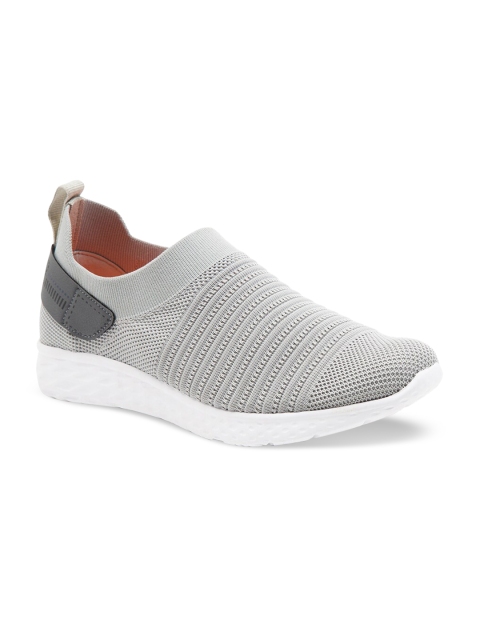 

Ganuchi Men Grey Mesh Running Shoes
