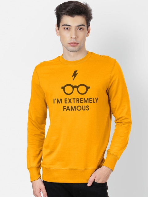 

Free Authority Men Yellow Printed Sweatshirt