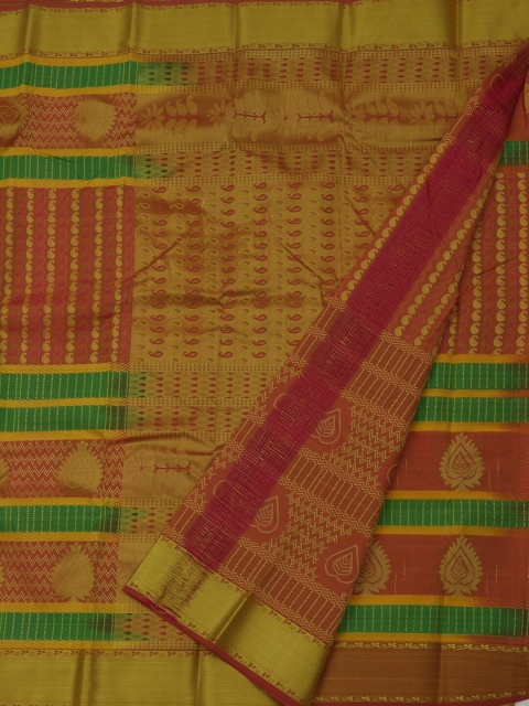 

Pothys Yellow Woven Design Saree