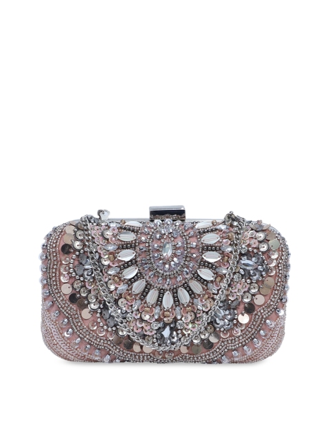 

Diwaah Pink Embellished Clutch