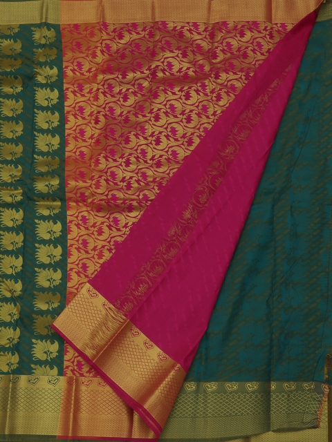 

Pothys Green & Pink Art Silk Woven Design Saree