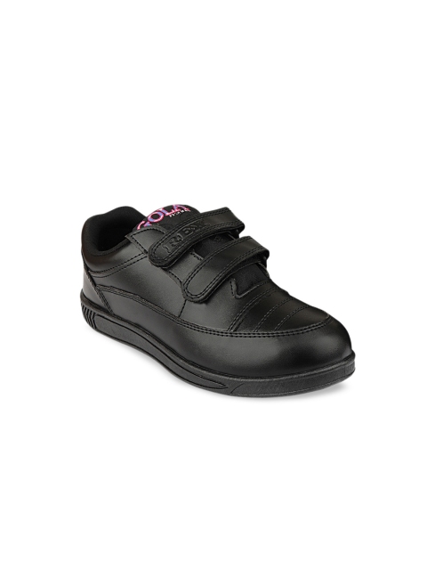 

Rex Boys Black Solid Sneakers