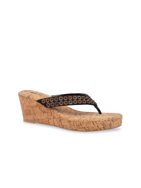 

Inc 5 Women Black Embellished Wedges