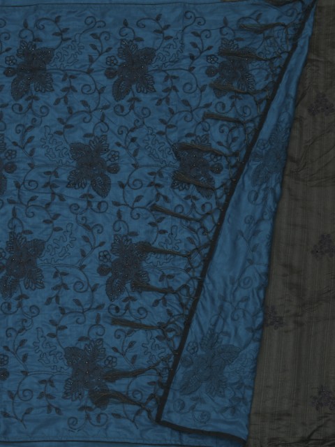 

Pothys Blue Embellished Saree