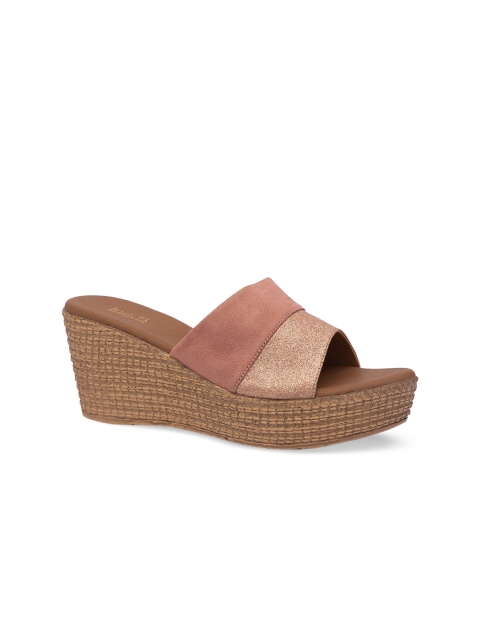 

Inc 5 Women Pink Solid Wedges