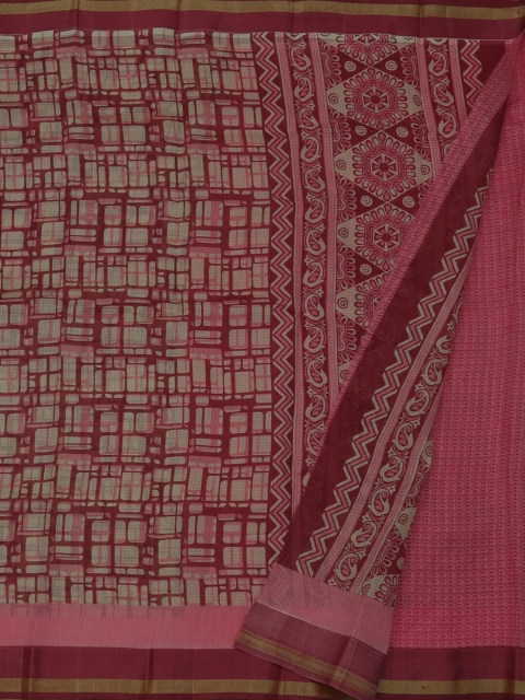 

Pothys Pink Printed Saree
