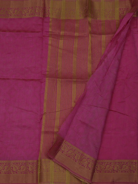 

Pothys Pink Woven Design Jute Silk Saree