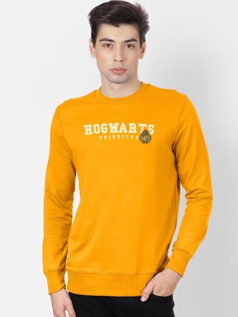 

Free Authority Men Yellow Harry Potter Printed Sweatshirt