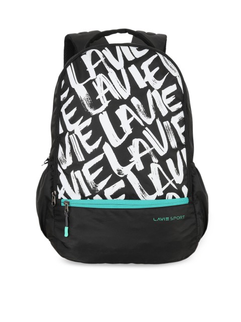 

LAVIE SPORT Women Black Typography Backpack
