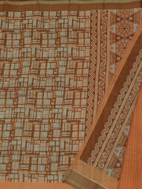 

Pothys Orange Printed Saree