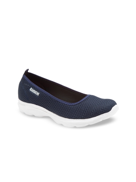 

Ganuchi Women Blue Mesh Running Shoes