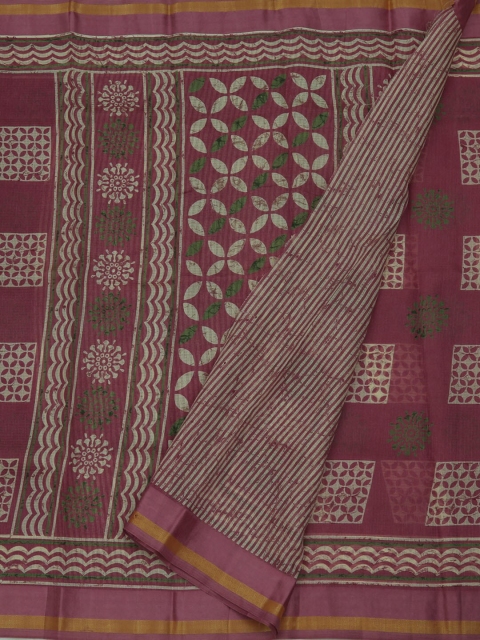 

Pothys Pink Printed Saree
