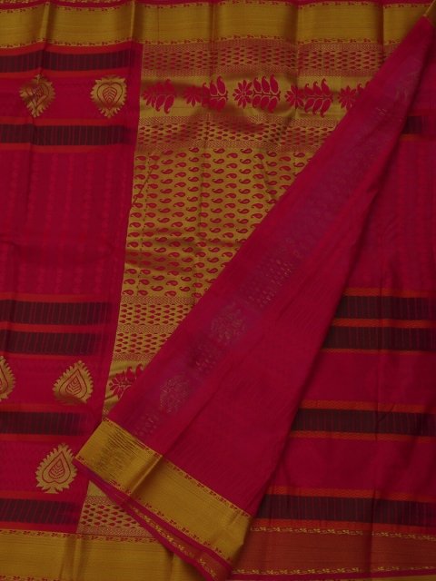 

Pothys Magenta Woven Design Saree