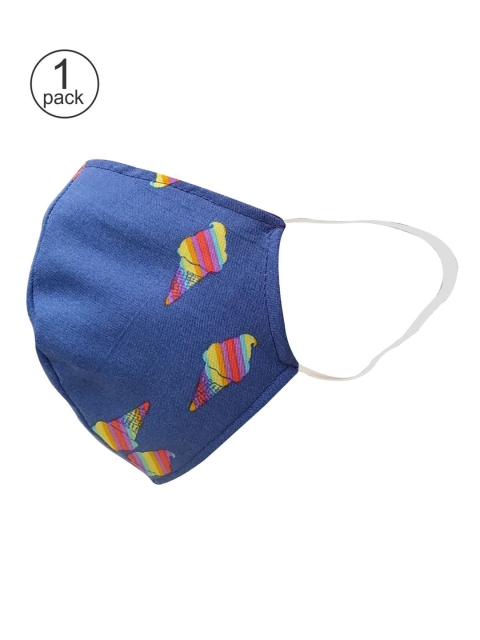 

nestroots Unisex Blue 2-Ply Reusable Cloth Mask