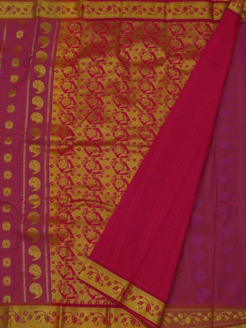 

Pothys Pink & Pink Art Silk Woven Design Saree
