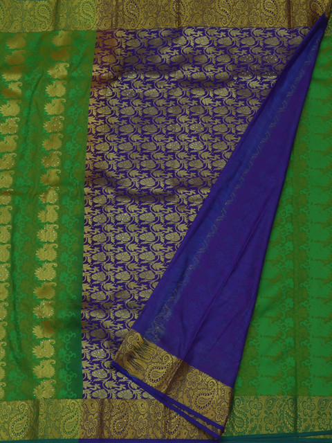 

Pothys Green & Blue Art Silk Woven Design Saree