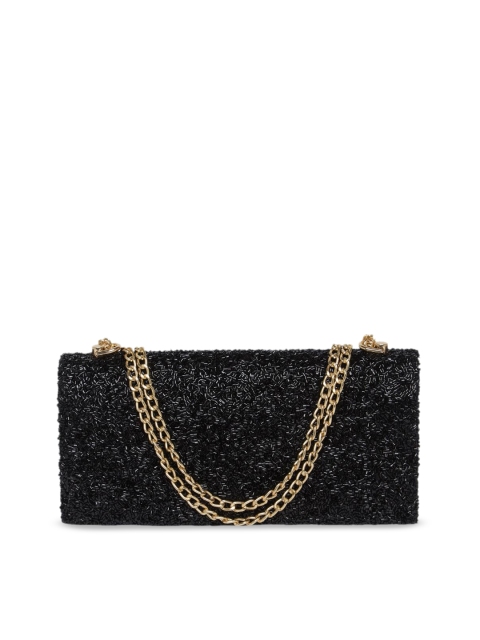 

Tokyo Talkies Blue Embellished Purse Clutch