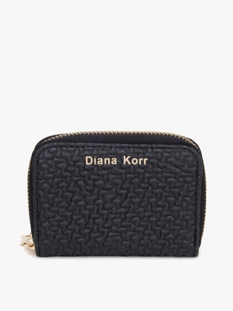 

Diana Korr Women Black Textured Card Holder