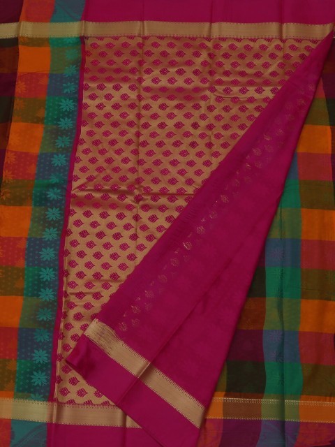 

Pothys Multicoloured Checked Saree, Multi