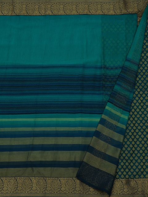 

Pothys Blue Striped Saree