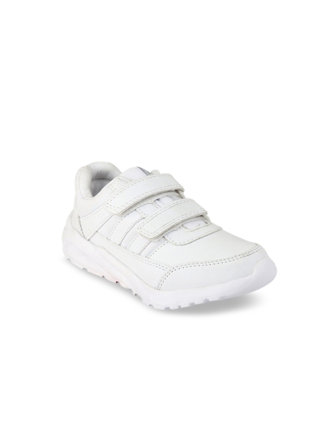 

Rex Boys White Solid Sneakers