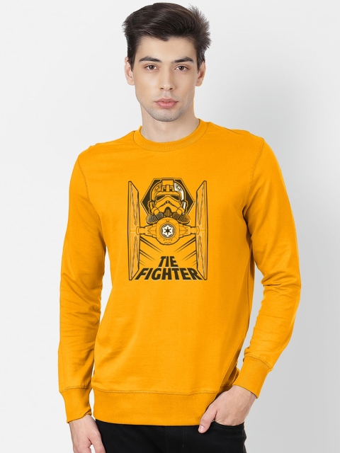 

Free Authority Men Yellow Printed Sweatshirt