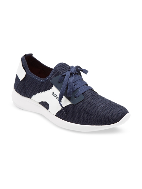 

Ganuchi Women Blue Mesh Running Shoes