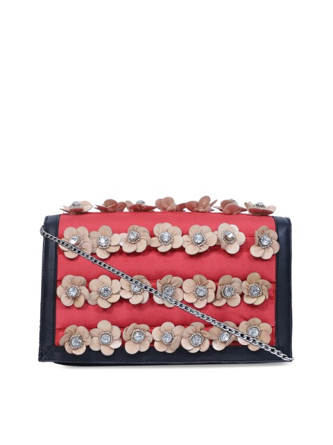 

Diwaah Pink Embellished Box Clutch