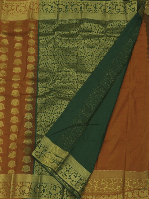 

Pothys Mustard Woven Design Saree