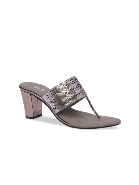 

Inc 5 Women Grey Solid Sandals