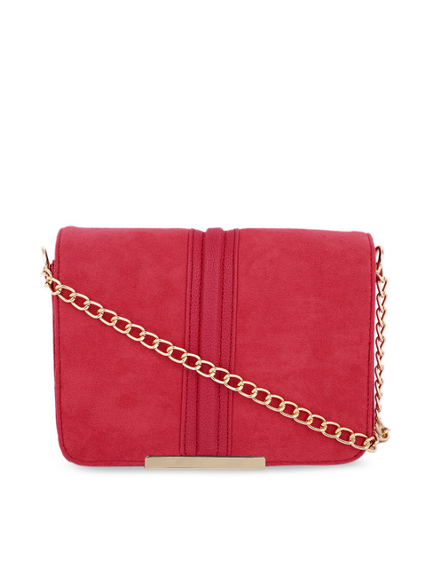 

yelloe Red Solid Sling Bag