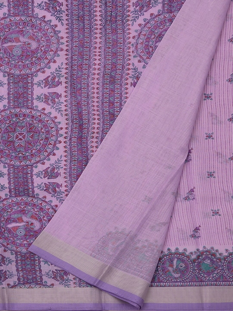 

Pothys Violet Printed Saree
