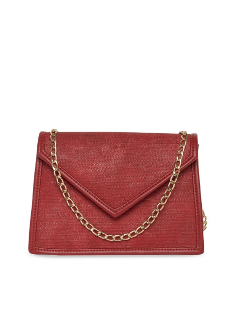 

Tokyo Talkies Red Textured Sling Bag