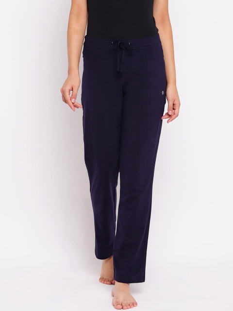 

Enamor Women Navy Slim Fit Pull on Lounge Pants, Blue