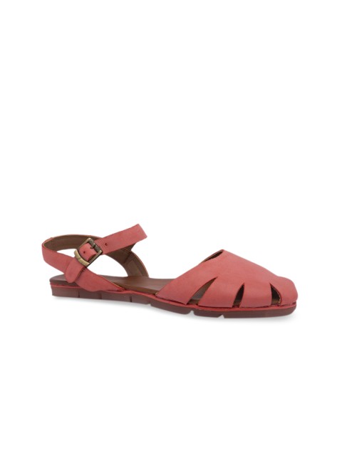 

Inc 5 Women Red Solid Ballerinas