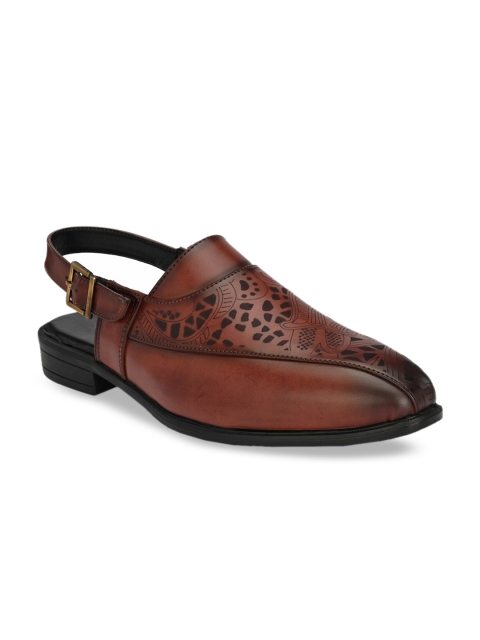

Rodolfo Darrell Men Brown & Black Shoe-Style Sandals