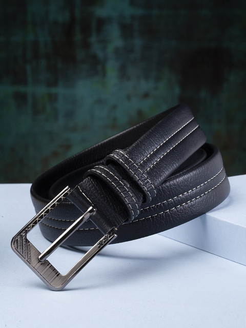 

Apsis Men Black Textured Belt