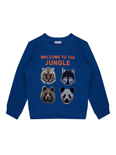 

Luke & Lilly Boys Blue Printed Sweatshirt