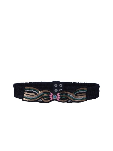 

Diwaah Women Black Printed Belt