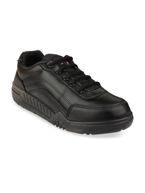 

Rex Kids Black Solid Sneakers