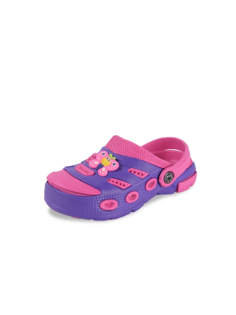 

Yellow Bee Girls Purple & Pink Clogs