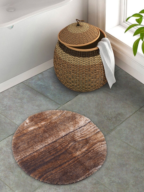 

SPACES Brown & Black Printed Intensity 100% Polyester 1962 GSM Floor Rug