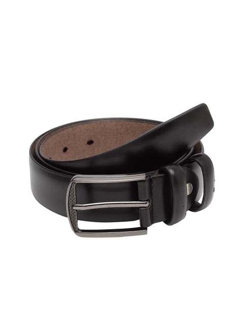 

Apsis Men Black Solid Belt