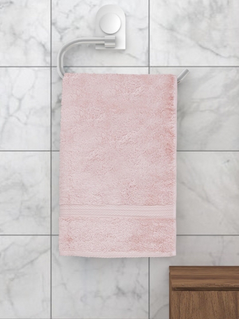 

SPACES Unisex Pink Solid Rennaissance 608 GSM Hand Towel
