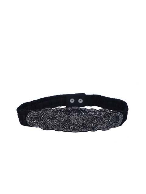 

Diwaah Women Black Solid Belt