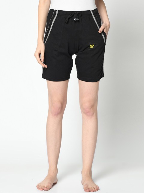 

VIMAL JONNEY Women Black Lounge Shorts