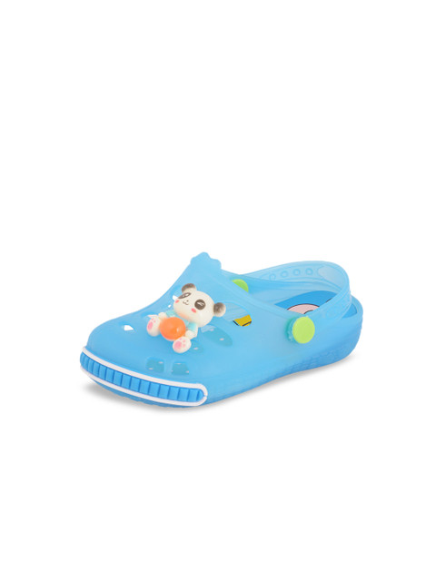

Yellow Bee Boys Blue LED Clogs