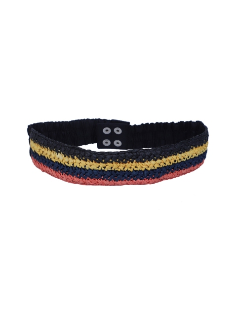 

Diwaah Women Multicoloured Striped Belt, Multi