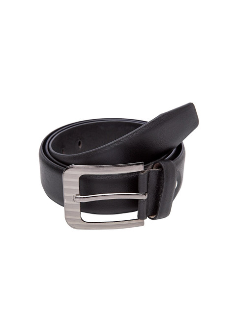 

Apsis Men Black Solid Belt